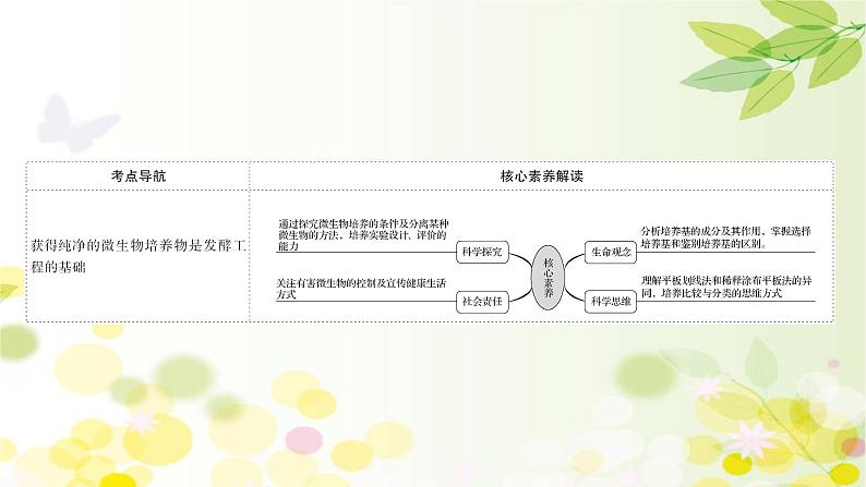 高中生物高考2022届新教材一轮复习人教版 第十单元 第2课 微生物的培养与应用 课件第2页