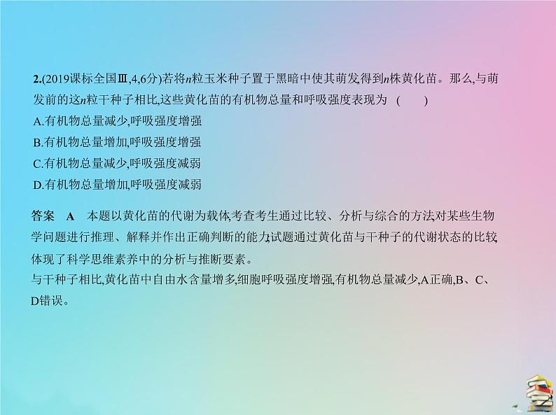 高中生物高考2020届高考生物一轮复习专题5细胞呼吸课件07