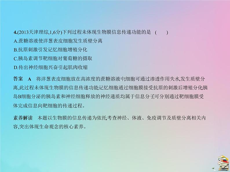 高中生物高考2020届高考生物一轮复习专题2细胞的结构与功能课件06