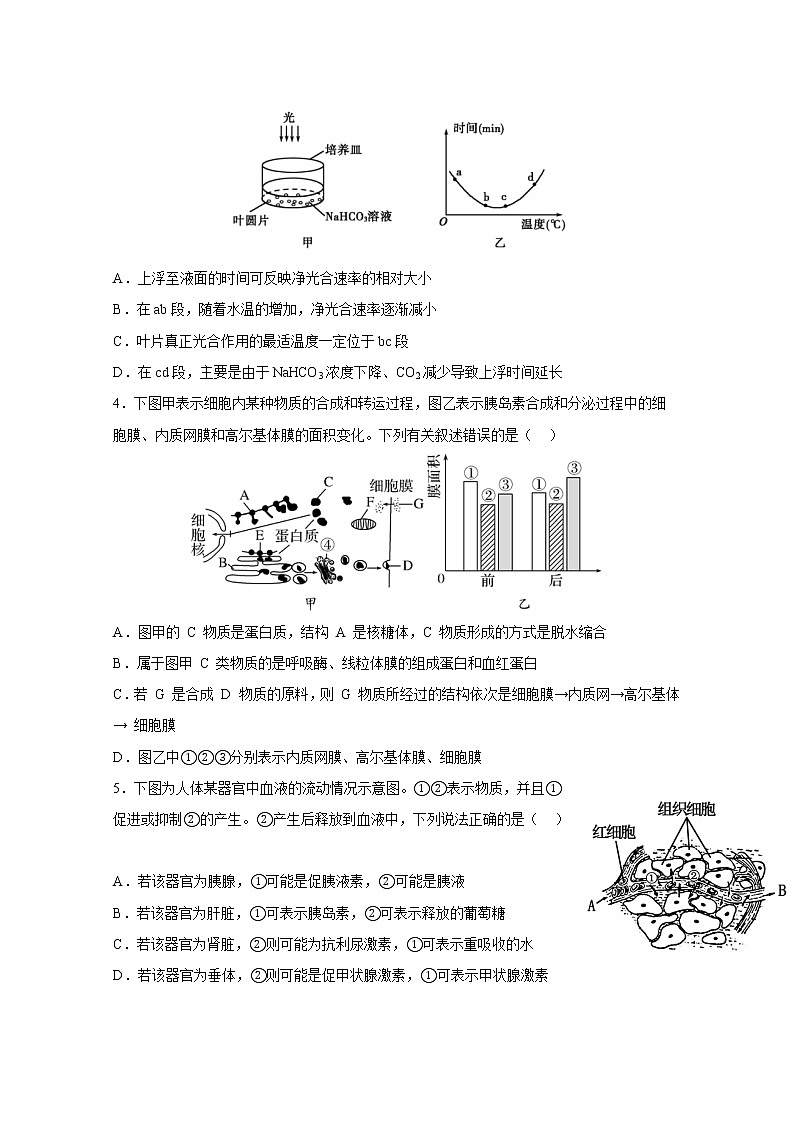 辽宁省东北育才学校2022-2023学年高三生物高考适应性测试试卷（二）（Word版附解析）02