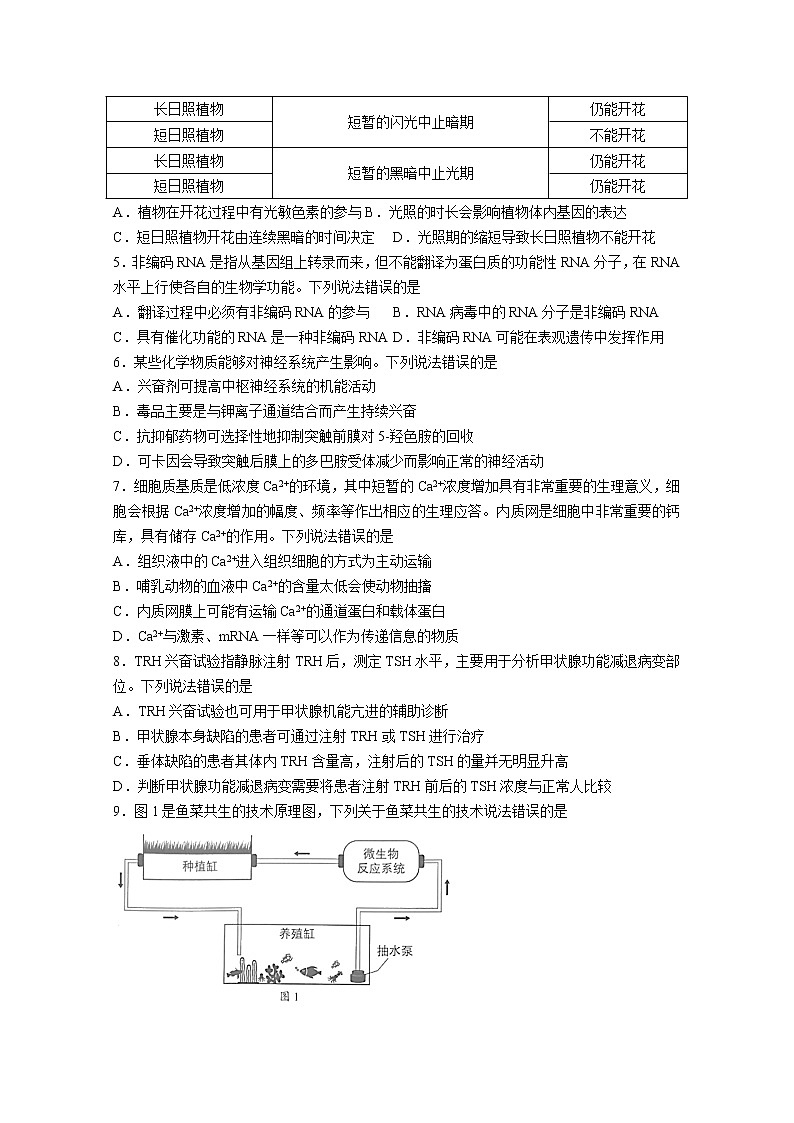 广东省汕头市2022-2023学年高三生物下学期一模试题（Word版附答案）第2页