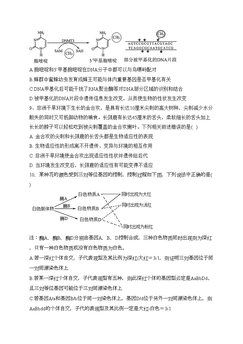 2023届高考生物各省模拟试题精编卷（辽宁专版）（含答案）03