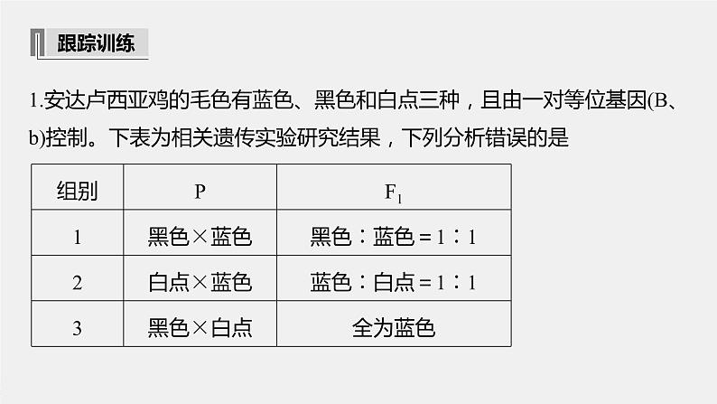 高考生物一轮复习课件+讲义  第5单元 第14讲　热点题型三　分离定律在特殊情况下的应用06