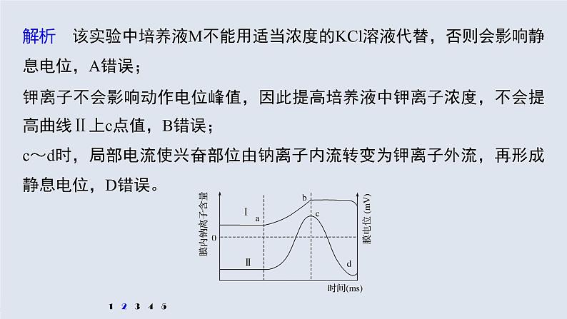 高考生物一轮复习课件+讲义  第8单元 强化练16　兴奋传导与传递的相关实验探究07