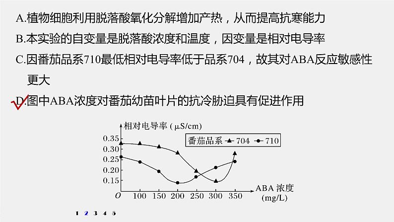 高考生物一轮复习课件+讲义  第8单元 强化练18　植物激素相关的实验设计08