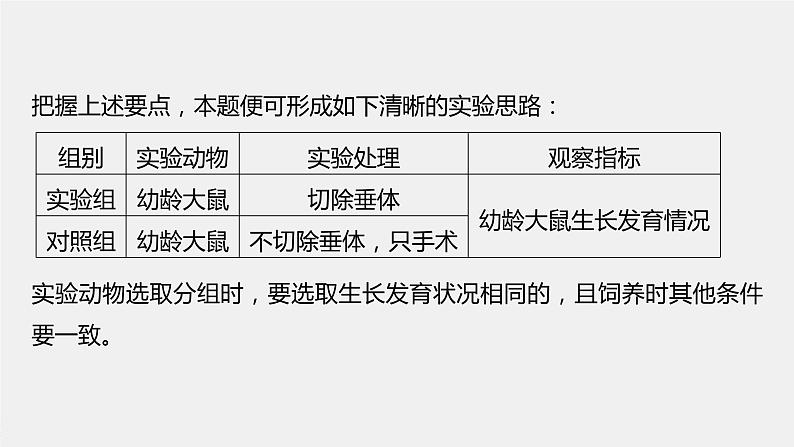 高考生物一轮复习课件+讲义  第8单元 实验技能三   实验方案的补充和完善07