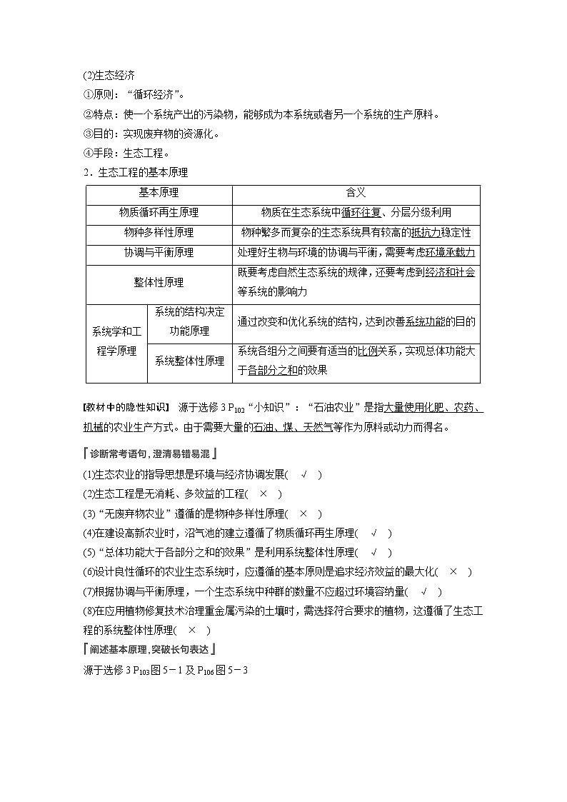 高考生物一轮复习课件+讲义  第10单元 第36讲　生态工程02