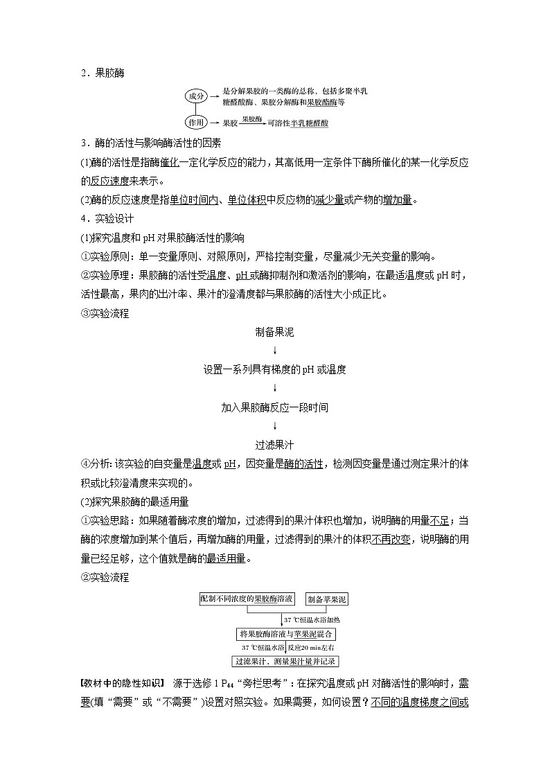 高考生物一轮复习  第11单元 第39讲　酶的研究及应用第2页
