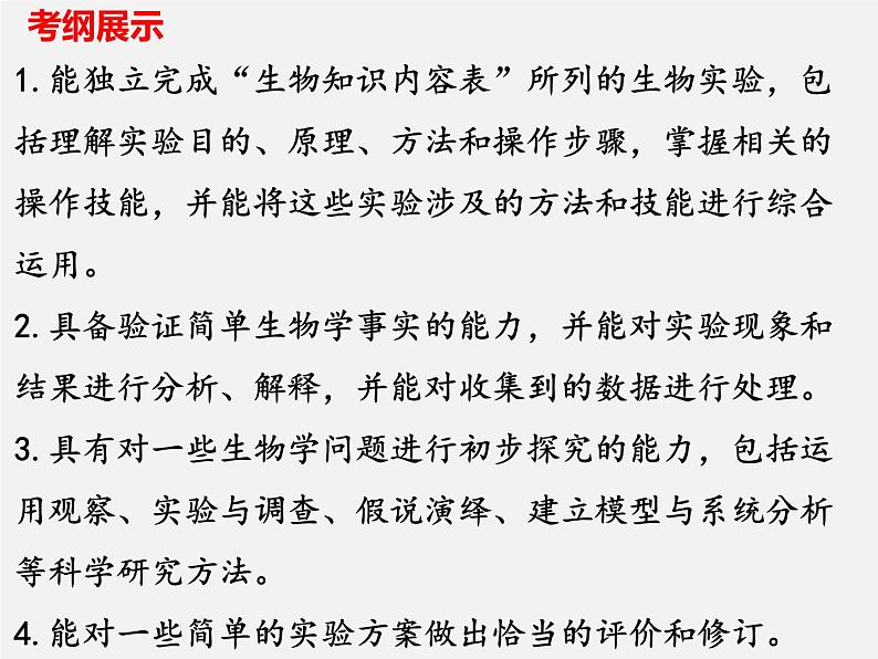 高中生物高考专题19 实验专题-2020年高考备考生物二轮复习课件第2页