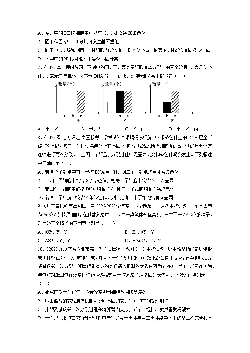 专题卷03 细胞的生命历程-【小题小卷】冲刺高考生物小题限时集训（新高考专用）03