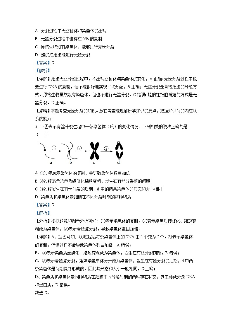 黑龙江省哈尔滨市九中2022-2023学年高一生物下学期3月考试试卷（Word版附解析）03