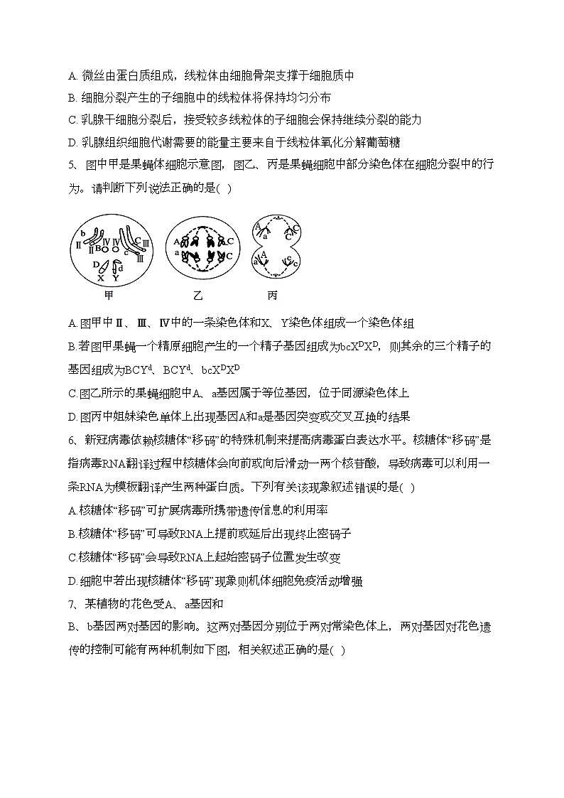 2023届新高考生物金榜猜题卷 【河北专版】（含答案）02