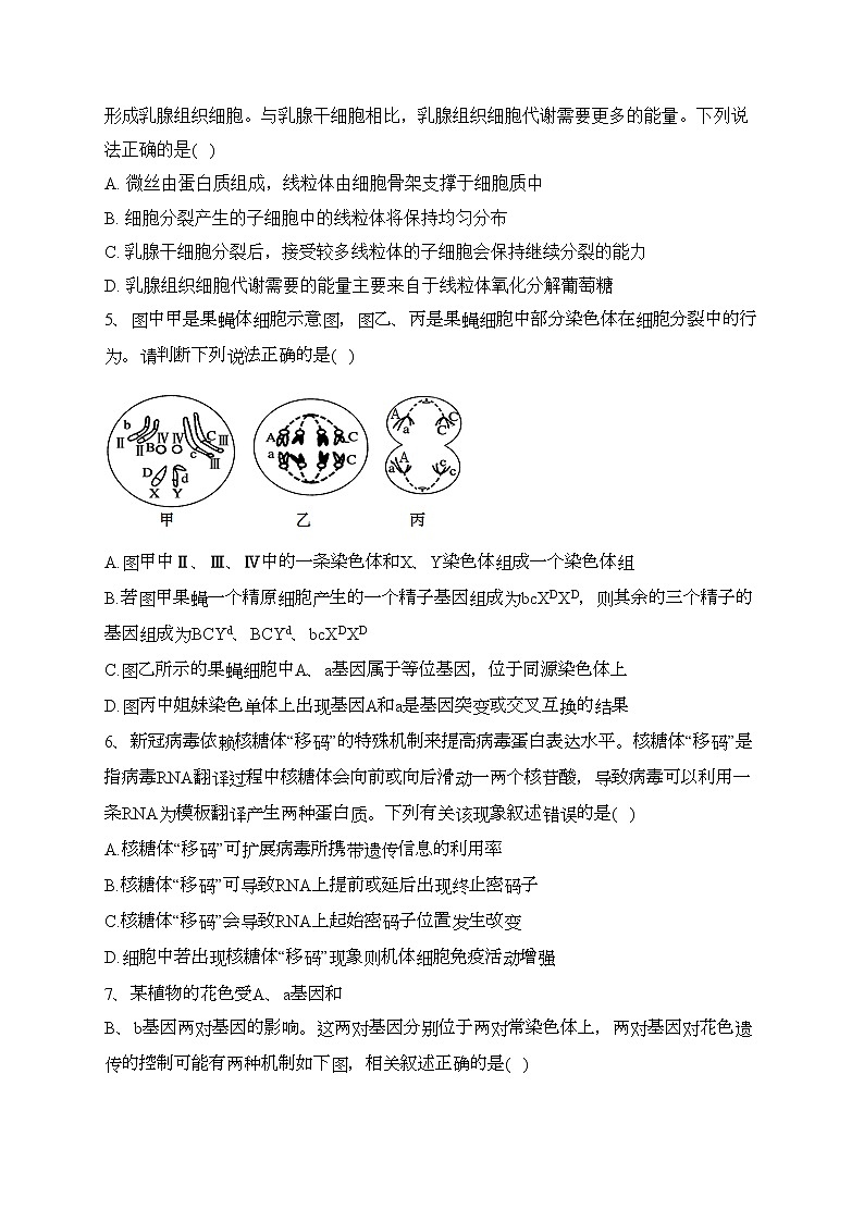 2023届新高考生物金榜猜题卷 【山东专版】（含答案）第2页
