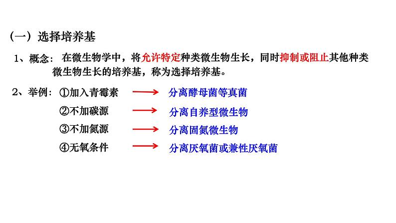 人教版高中生物选择性必修3 1-2-2微生物的选择培养和计数课件05