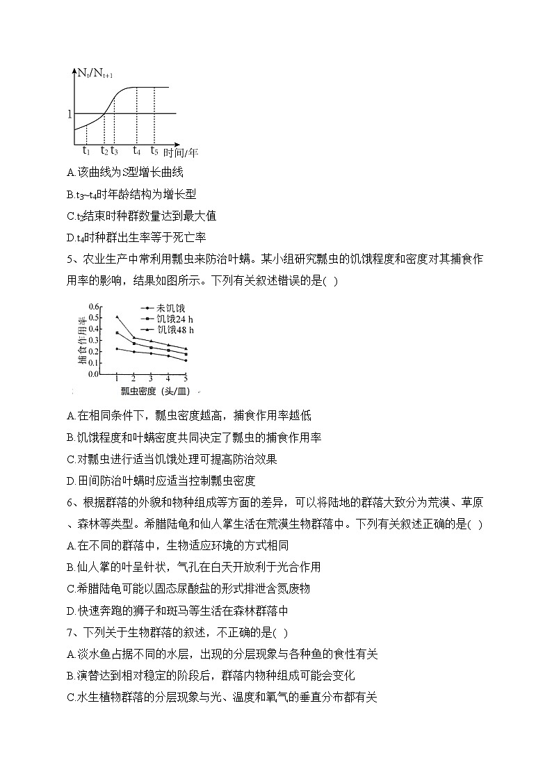 甘肃省兰州第一中学2022-2023学年高二下学期3月月考生物试卷(含答案)第2页