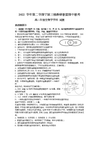 2023宁波三锋教研联盟高二下学期期中联考生物试题含答案