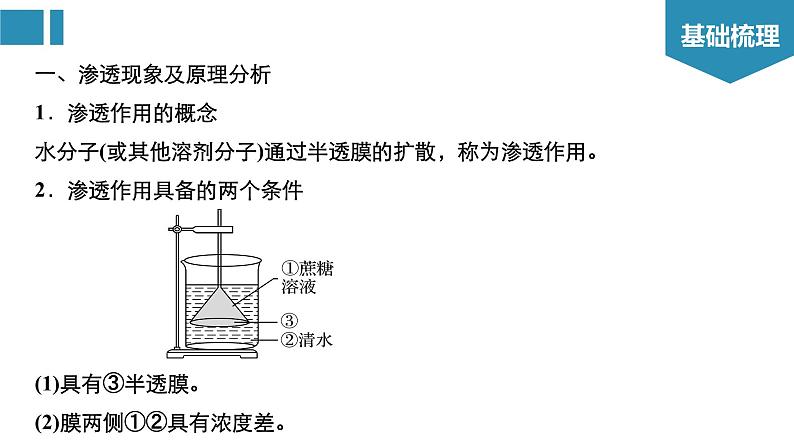 第4章+细胞的物质输入和输出（复习课件）-+2022-2023学年高一生物单元复习（人教版2019必修1）第3页