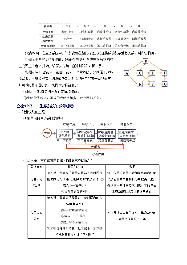 第3章 生态系统及其稳定性（复习讲义）（解析版）第2页