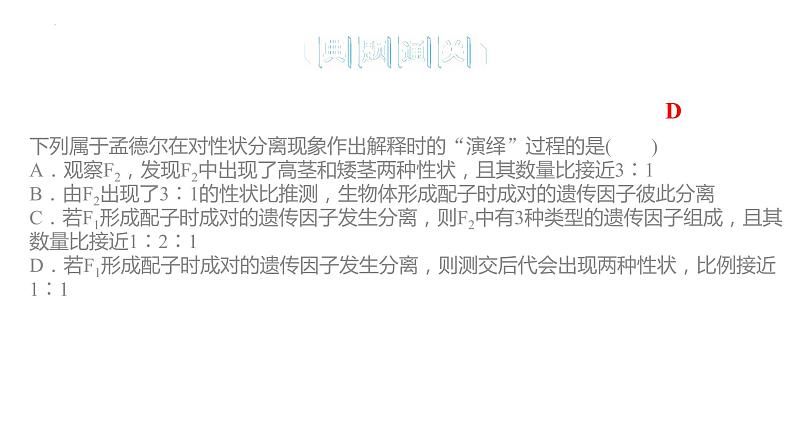 第1章 遗传因子的发现（复习课件）-2022-2023学年高一生物下学期期中期末考点大串讲05