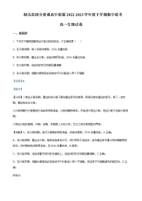 2022-2023学年湖北省十堰市高一下学期3月期中调研生物试题含解析