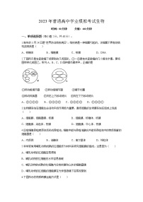 2022-2023学年湖南省株洲市炎陵县高一下学期4月期中生物试题含答案