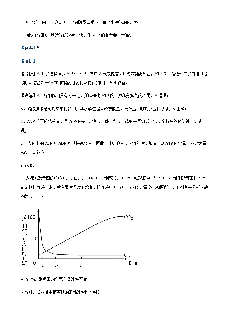 2022-2023学年安徽省六安第一中学高一下学期第一次阶段检测生物试题含答案02