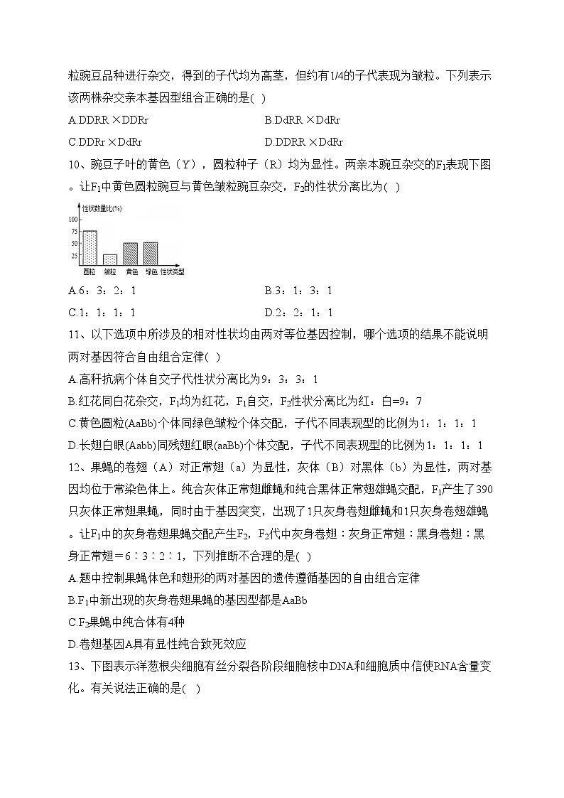 辽宁省六校2022-2023学年高一下学期4月联考生物试卷（含答案）03