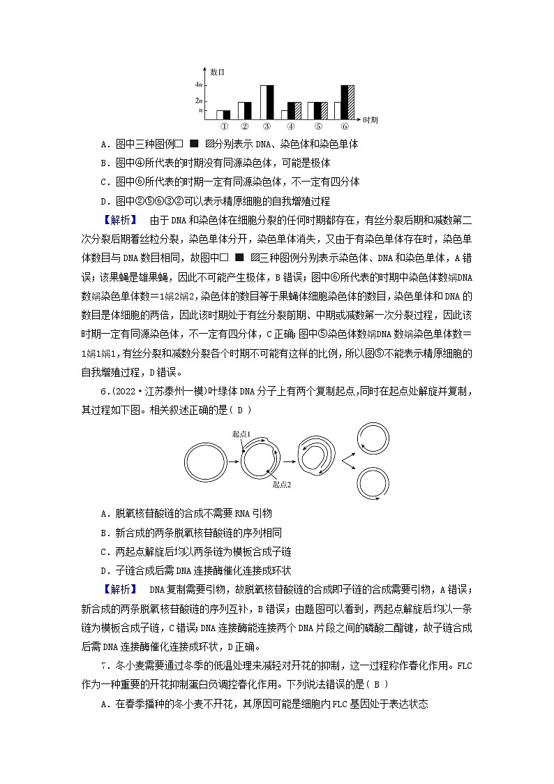 （新高考适用）2023版高考生物二轮总复习 选择专题练4第3页