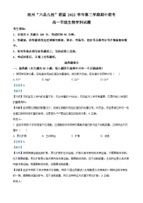 浙江省杭州市六县九校联考2022-2023学年高一生物下学期4月期中试题（Word版附解析）