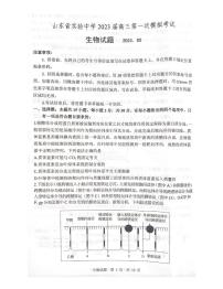 2023届山东省实验中学高三第一次模拟考试生物试题