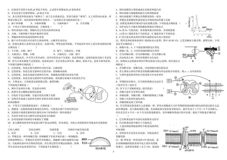 2022-2023学年黑龙江省哈尔滨师范大学附属中学高二10月月考生物试题PDF版含答案02