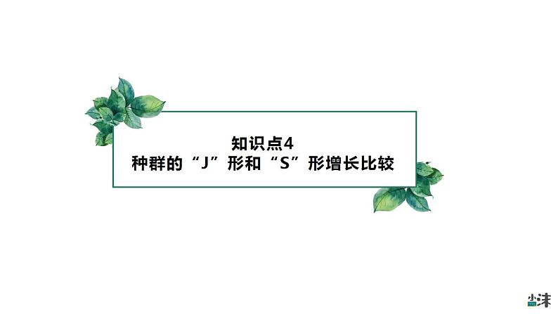 高中生物选择性必修二 1 2 种群数量的变化（第二课时）精品课件练习题第3页