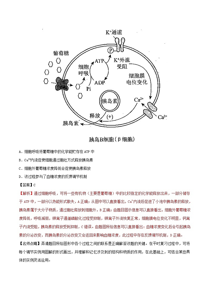 高中生物高考2017年普通高等学校招生全国统一考试理综试题（北京卷，含解析）03