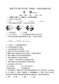 浙江省台州市路桥中学2022-2023学年高一下学期3月月考生物试卷