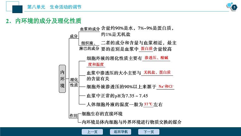 高中生物高考1　第八单元　第23讲　人体的内环境稳态及实例分析课件PPT第6页