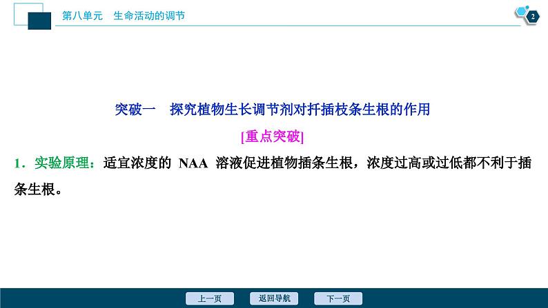 高中生物高考10　第八单元　加强提升课(8)　植物激素调节相关实验探究课件PPT第3页