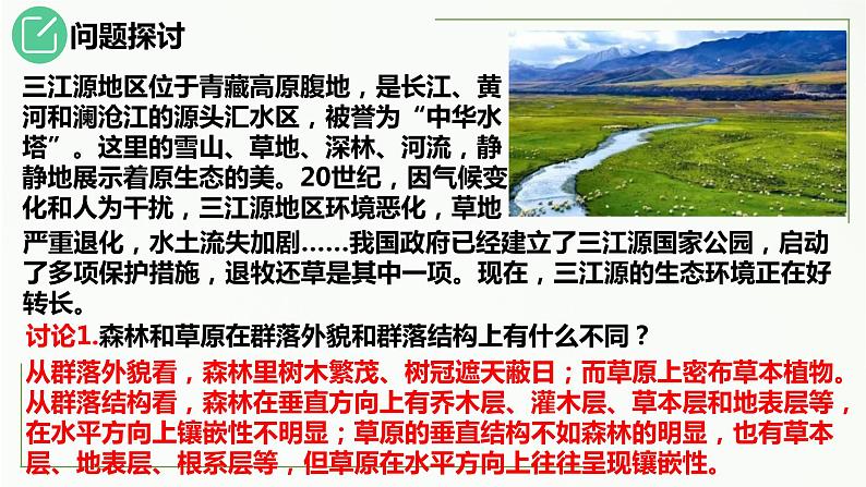 高中生物选择性必修二 2 2 群落的类型精讲课件练习题第4页