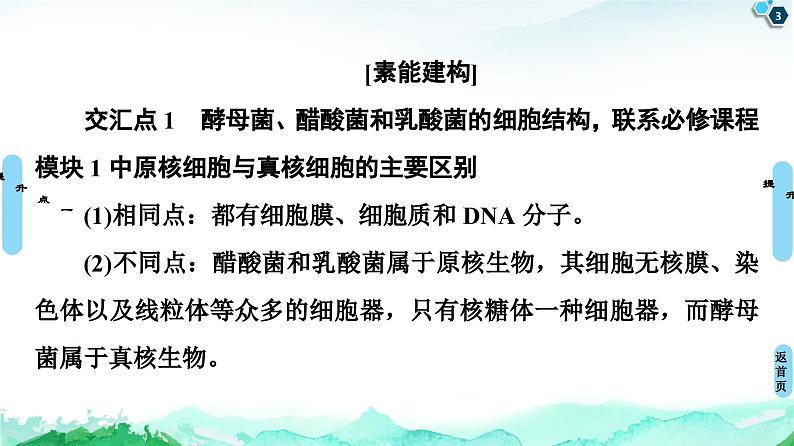 高中生物选择性必修三  第1章 素能提升课 发酵工程与其他相关知识的综合 课件练习题第3页