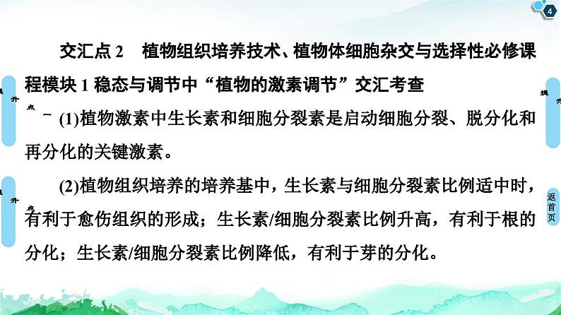 高中生物选择性必修三  第2章 素能提升课 细胞工程与其他相关知识的综合 课件练习题第4页