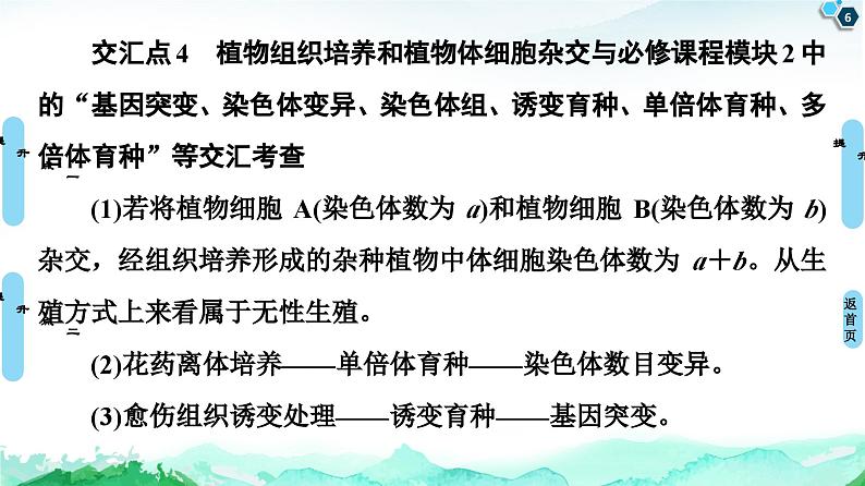 高中生物选择性必修三  第2章 素能提升课 细胞工程与其他相关知识的综合 课件练习题第6页