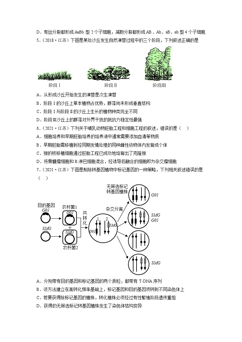 真题重组卷05（江苏专用）（原卷版）第2页