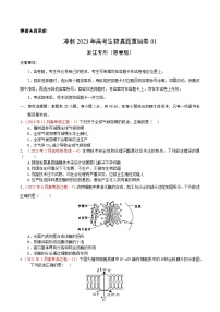 真题重组卷01——2023年高考生物真题汇编重组卷（浙江专用）