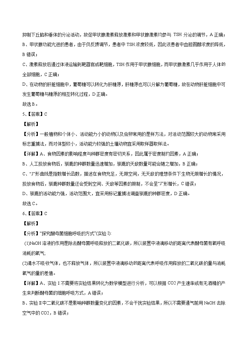 2023年高考生物押题卷02（全国乙卷）（全解全析）第3页
