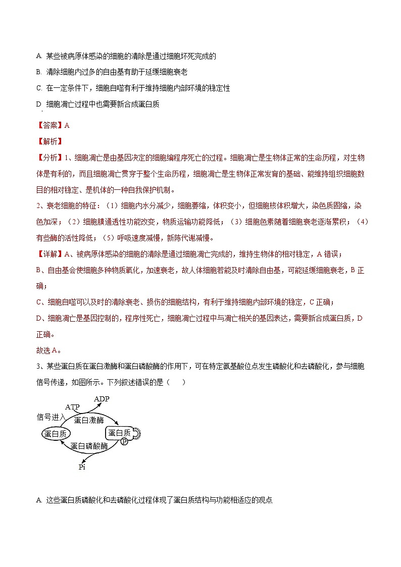 卷05【押题演练】备战2023年高考生物全真模拟押题卷（天津卷）（解析版）02