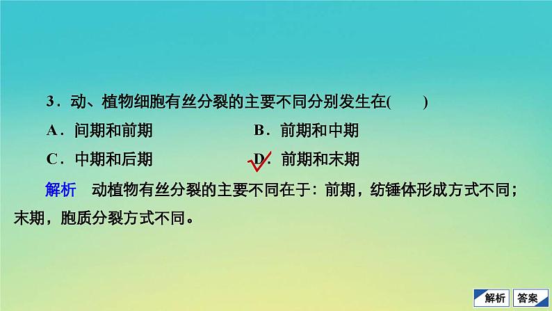 新教材高中生物第4章细胞的生命历程水平测试课件浙科版必修105