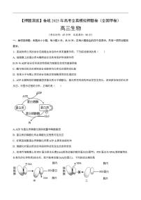 试卷03【押题演练】备战2023年高考生物全真模拟押题试卷（全国甲试卷）（原试卷版）