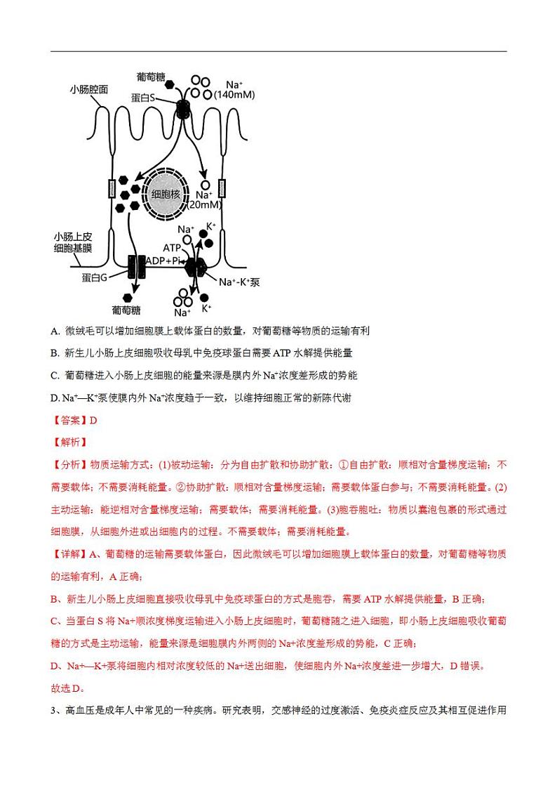 试卷03【押题演练】备战2023年高考生物全真模拟押题试卷（全国乙试卷）（解析版）02