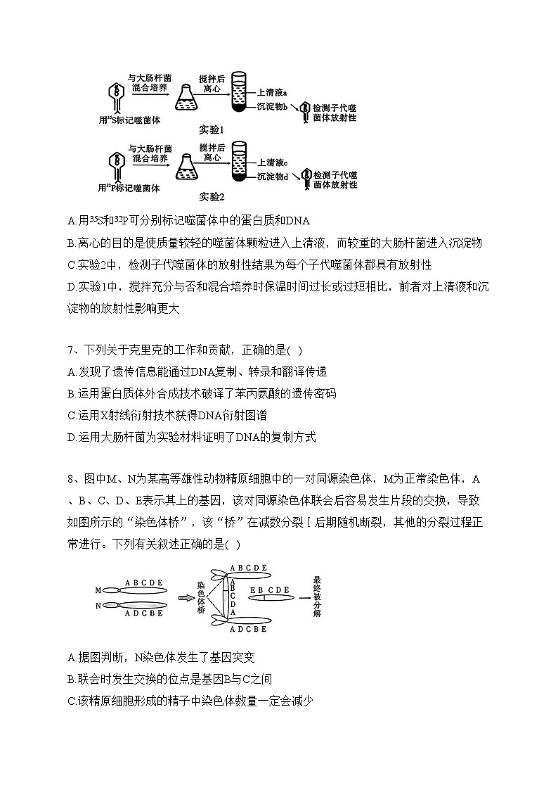 重庆市第八中学校2023届高三下学期高考适应性月考（八）生物试卷（含答案）第3页