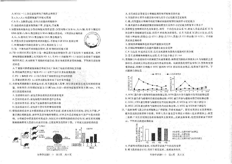 湖北省华中师范大学第一附属中学2023届高三下学期5月压轴卷（一）（T8压轴卷）生物试卷第2页