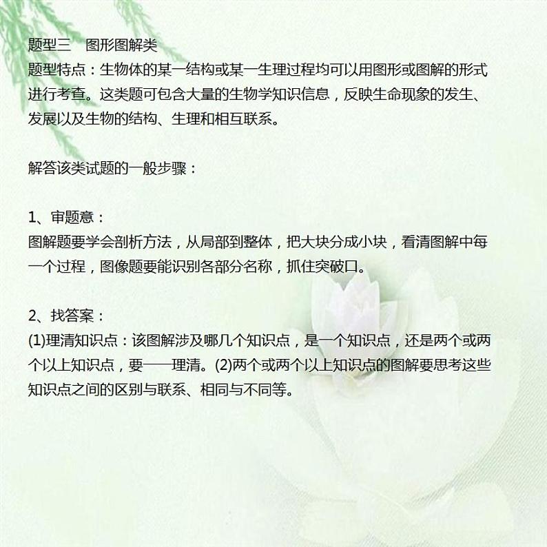 高考生物答题模版大全第3页